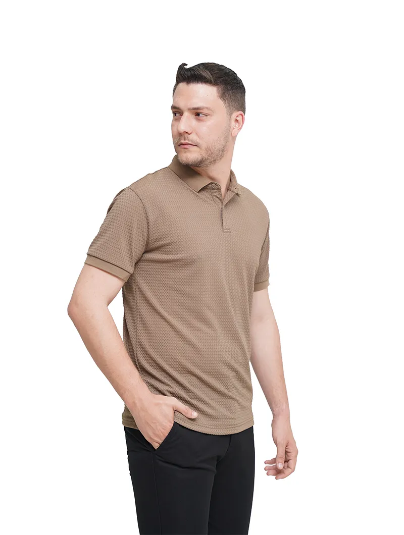 Polo en piqué de coton